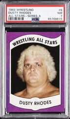 1982 WRESTLING ALL-STARS SERIES A #6 DUSTY RHODES PSA 7