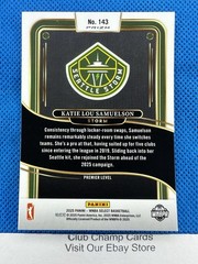 2025 #143 Katie Lou Samuelson Panini Select WNBA Premier Silver Prizm Storm
