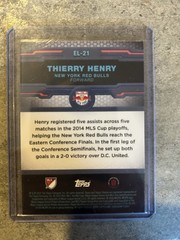 Topps Chrome 2025 Thierry Henry Elimination Green Parallel /99 Red Bulls #EL-21
