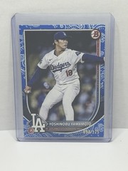 2025 Bowman – Yoshinobu Yamamoto #18 Blue Pattern /125