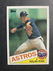 1985 Topps Baseball Nolan Ryan Houston Astros Card #760 Hall of Famer (e)