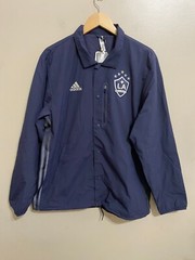 Adidas MLS Los Angeles Galaxy Soccer Anthem Jacket HB8478 Mens Size L NEW
