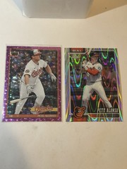 PETE ALONSO Pink Crackle Foil and Ray Wave refractors (2) 🔥2026 Topps 🔥Orioles