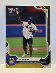 2026 Topps Now #389 OG Anunoby New York Knicks Mets GOLD Foil Parallel 31/50