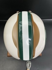 Vintage New York Jets NFL Helmet Phone Telephone On Wood Base Riddell – UNTESTED