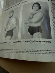 NWA WCW 1988 Great American Bash Live Event Arena Magazine Program – Flair Dusty