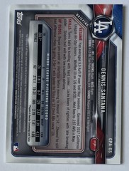 Dennis Santana Dodgers Pirates 2018 Bowman Chrome Auto Autograph Rookie RC