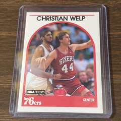 1989-90 NBA Hoops – Chris Welp #164 (RC) Philadelphia 76ers (A)
