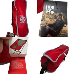 Ohio State Buckeyes Ultra-Lite Folding Camping Chair Logo Brand New with Tags