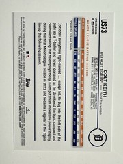 2024 Topps Update Colt Keith RC Super Box Companion Variation SP #US73 No Code
