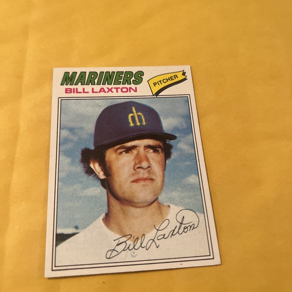 1977 Topps Bill Laxton Seattle Mariners 394 Ex Free Shipping