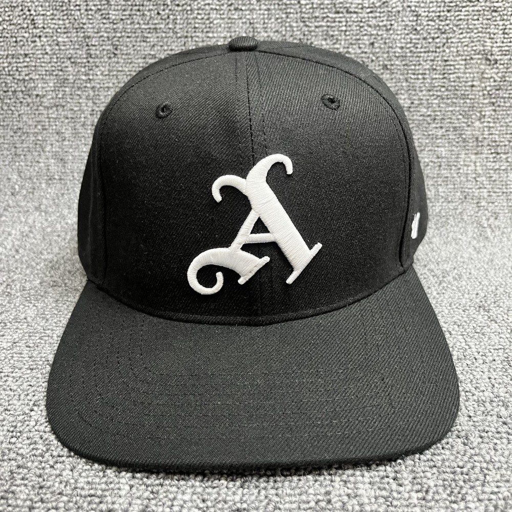 New &rsquo;47 Brand Arsenal FC Black Snapback Hat Cap Stylized A Logo