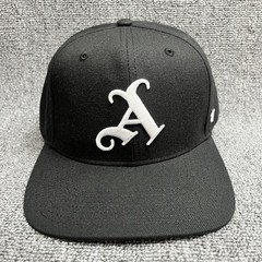 New &rsquo;47 Brand Arsenal FC Black Snapback Hat Cap Stylized A Logo