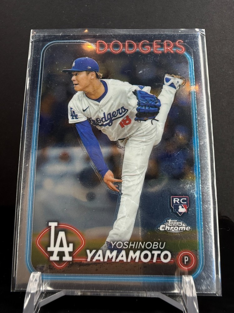 CZ2-996 – 2024 Topps Chrome – Yoshinobu Yamamoto #18 – RC – Dodgers