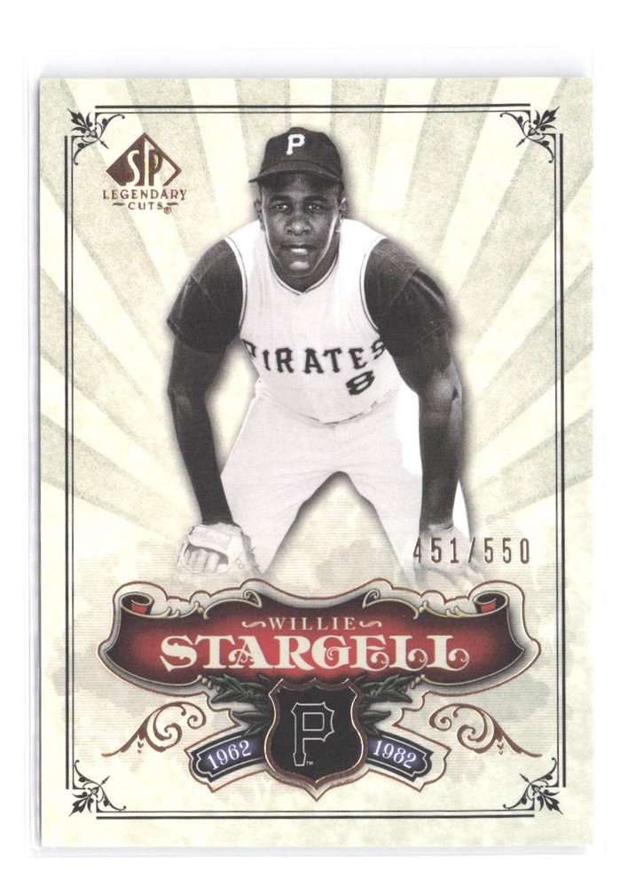 2006 SP Legendary Cuts Willie Stargell #/550 170 Pittsburgh Pirates