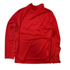 Nike Dri Fit MLB St. Louis Cardinals Red Quarter Zip Pullover Sweater Mens XL