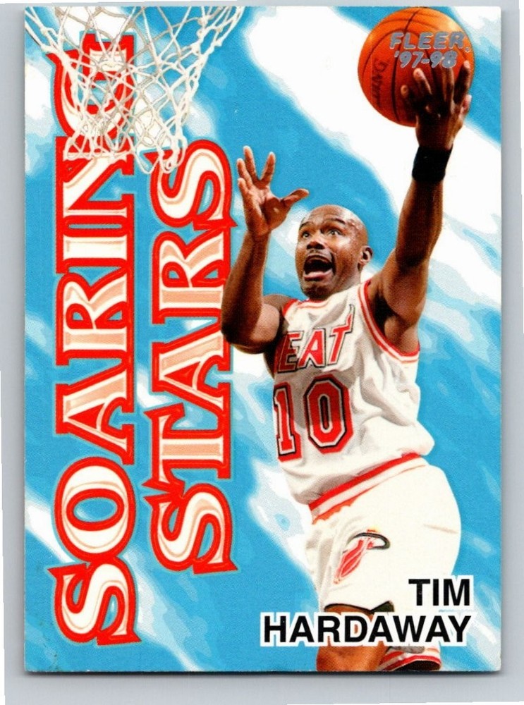 1997-98 Fleer Soaring Stars #7 Tim Hardaway Miami Heat Free Shipping!