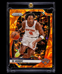 OG ANUNOBY ORANGE SAPPHIRE ATOMIC CRACKED ICE REFRACTOR PRIZM Rare Knicks HERO