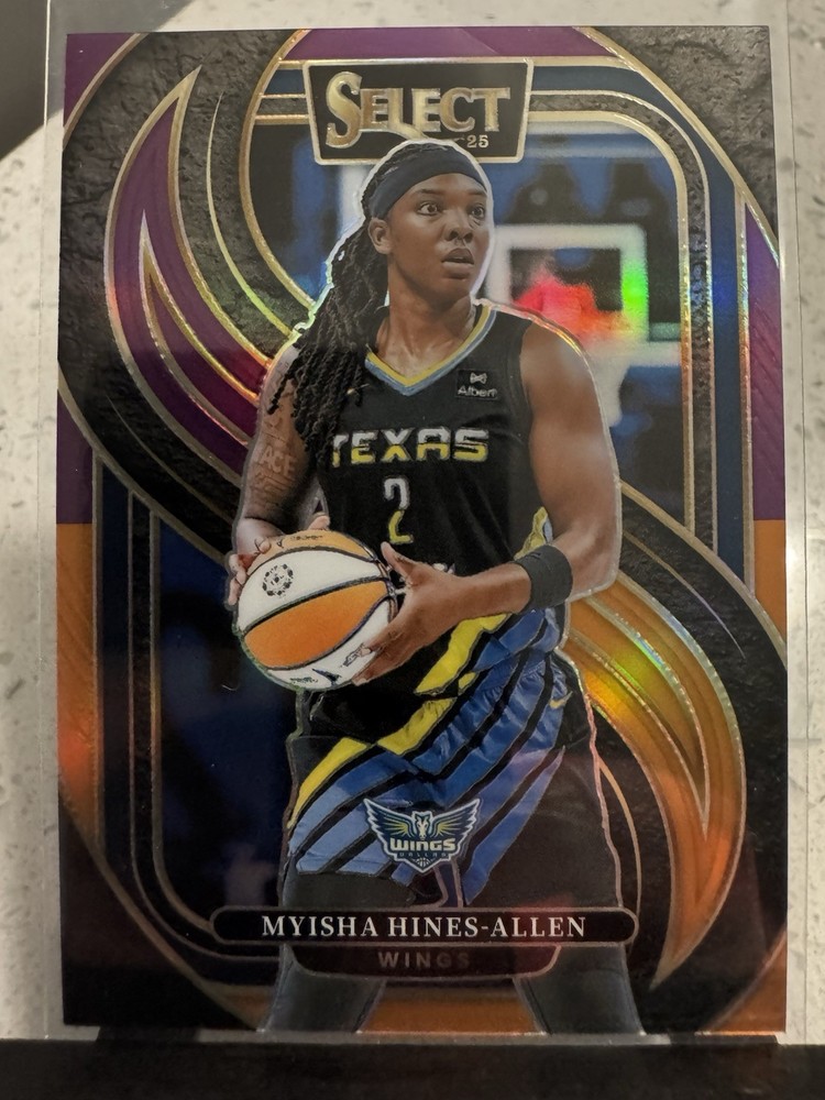 2025 Panini WNBA Select Myisha Hines-Allen #154 Premier Level Dallas Wings /99