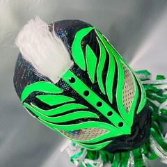 Mysterious Wrestling Lucha Libre Costume Mask Mascara Luchador Mystery Neon