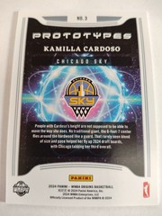 2024 Origins WNBA Kamilla Cardoso Prototypes RC #3 ROOKIE