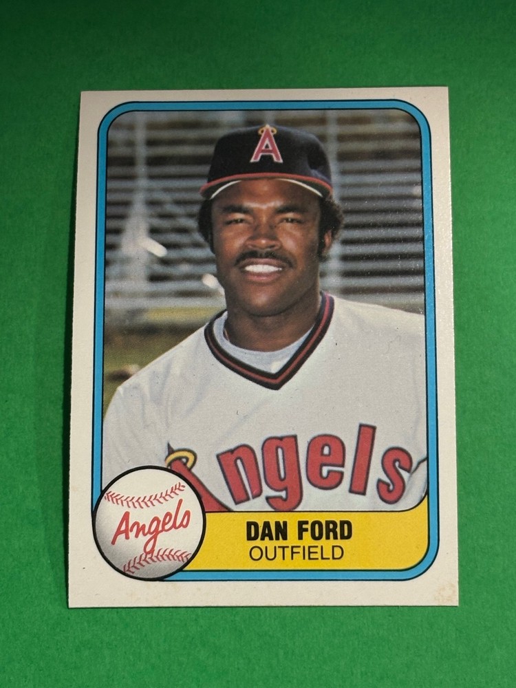 Dan Ford 1981 Fleer California Angels #273 *N470*