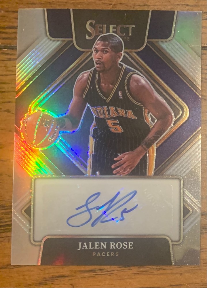 2021/22 Panini Select Basketball – Autograph Card – Jalen Rose – 248/299