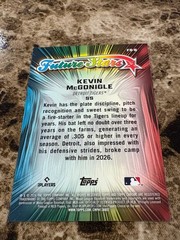 KEVIN MCGONIGLE 2026 Topps Chrome Future Stars Refractor Tigers Rookie