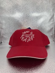 HIGH-Q Hat Red Athens 2004 Olympics Baseball Cap Strapback Official NWT