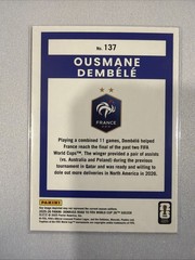 2025-26 Panini Donruss Road To FIFA World Cup Silver Cracked Ousmane Dembele