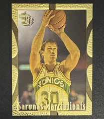 Sarunas Marciulionis 1994-95 Topps Embossed TMB Golden Idol #92 – Seattle
