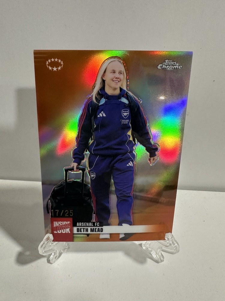 BETH MEAD 2025-26 Topps Chrome Women’s UEFA “Inside Look” /25 #IL-2