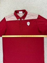 Indiana Hoosiers Columbia Stitched Logo Campus Polo Shirt (Men&rsquo;s XL) Red