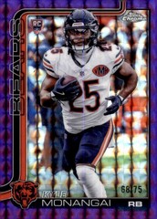 Kyle Monangai RC 2025 Topps Chrome Purple Geometric Refractor #/75 Rookie