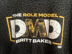 AEW Wrestling Dr. Britt Baker DMD Shirt • Black Leopard Print • XXL • New w/ Tag