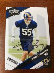 2009 Score James Laurinaitis Rookie Autograph Auto /99