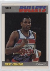 1987-88 Fleer Terry Catledge #18 Rookie RC 10ti