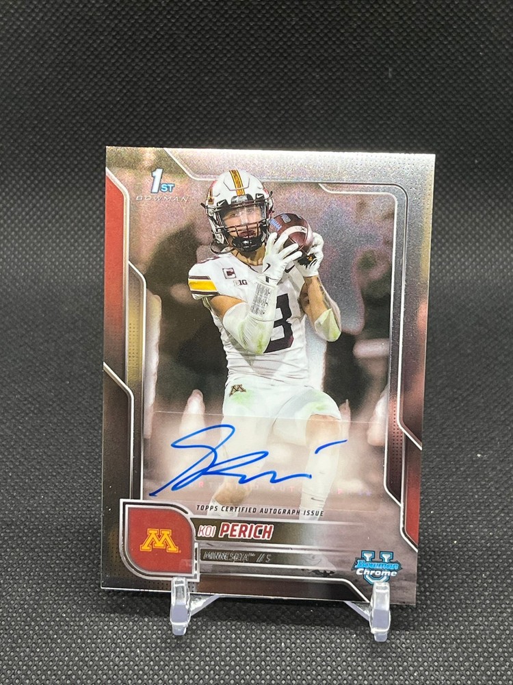 2025 1st Bowman University U Koi Perich Rookie Auto RC Oregon