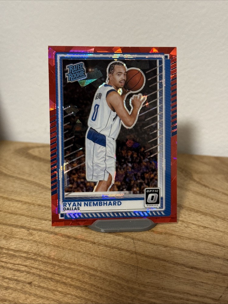 RYAN NEMBHARD – 2025-26 Donruss Optic Basketball Rated Rookie Red Ice Prizm #105
