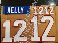 NFL Buffalo Bills Jersey Kit Custom Lettering ANY YEAR Name Number UNSEWN