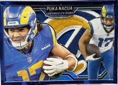 Puka Nacua Custom novelty art Handmade Los Angeles Rams Patch CARD