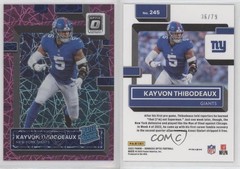 2022 Donruss Optic Pink Velocity Prizm 36/79 Kayvon Thibodeaux Rookie RC 0us8