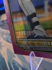 2022 Bowman – Chrome Prospects Dariel Lopez #BCP-56 Fuchsia Refractor /199 (RC)