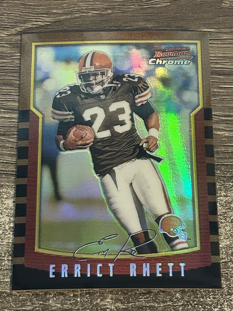 Errict Rhett 2000 Bowman Chrome REFRACTOR #33 NM-MINT Browns SP RARE