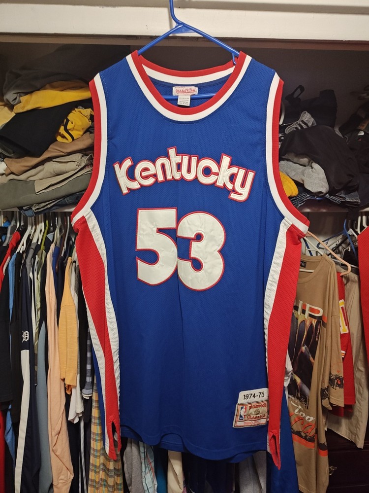 1974-75 ABA Kentucky Colonels Jersey ARTIS GILMORE Mitchell & Ness Size 58