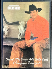 1993 Bleachers Promo Card -NOLAN RYAN – #NNO Texas Rangers – HOF