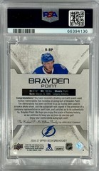 2016 UD SPx Rookies – #R-BP – Brayden Point RPA 86/99- Tampa Bay Lightning – PSA
