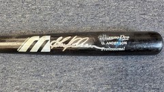 Garret Anderson signed Used Angels Mizuno Model Bat autograph ~ Beckett BAS