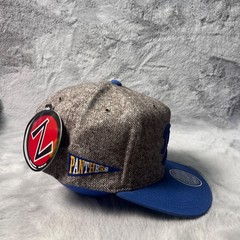 Pittsburgh Panthers Hat Cap Gray Blue Embroidered Zephyr Snap Back NCAA