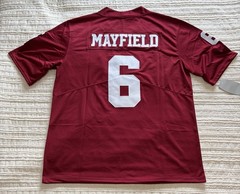 NEW Baker Mayfield Oklahoma Sooner #6 Jersey! SHIPS SAME DAY!